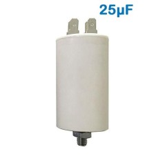 CONDENSATORE DI SPUNTO 450V 25UF TERMINALE FASTON