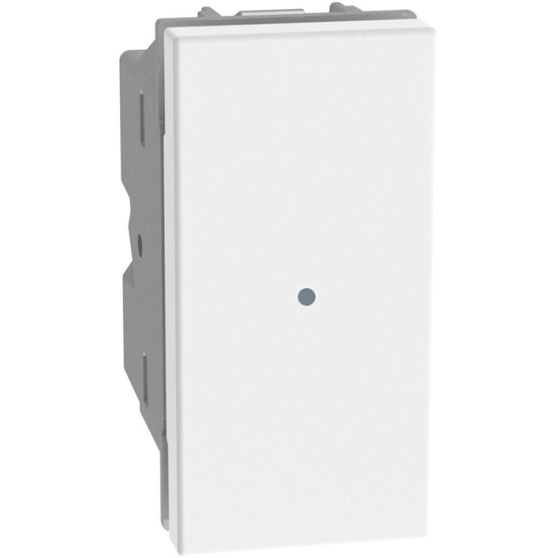Deviatore assiale MatixGO 1P 10AX 1 modulo bianco BTICINO JW4053 Deviatore assiale MatixGO 1P 10AX 1 modulo bianco BTICINO JW4053