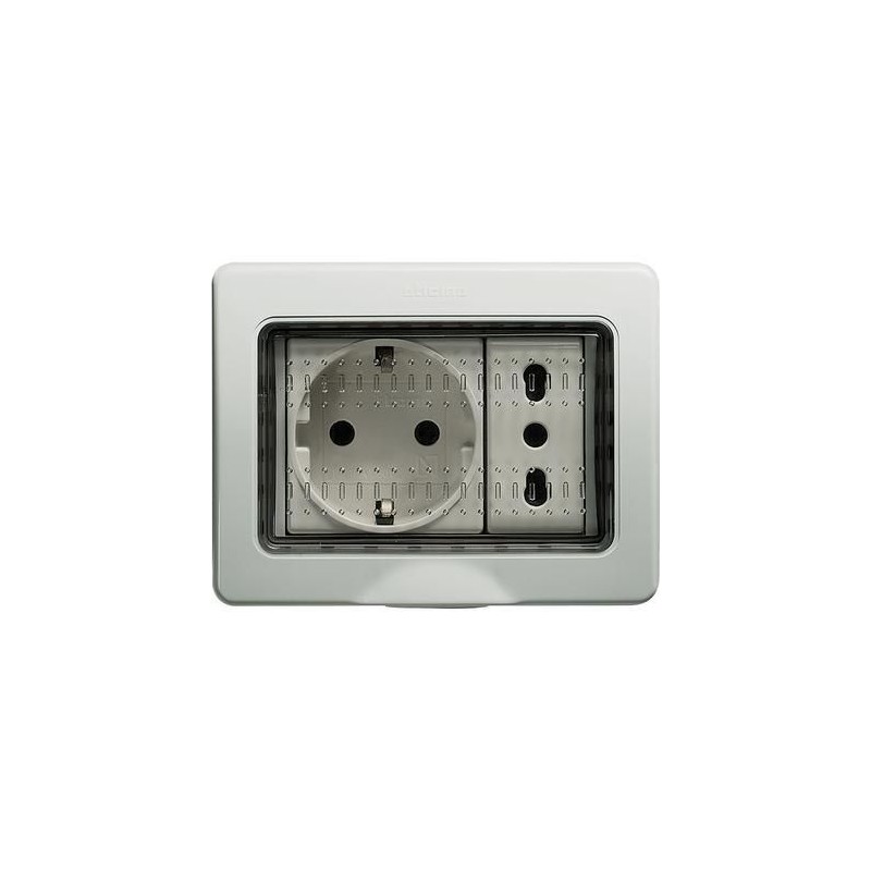 Idrobox custodia IP55 3 moduli BTICINO 25503 Idrobox custodia IP55 3 moduli BTICINO 25503
