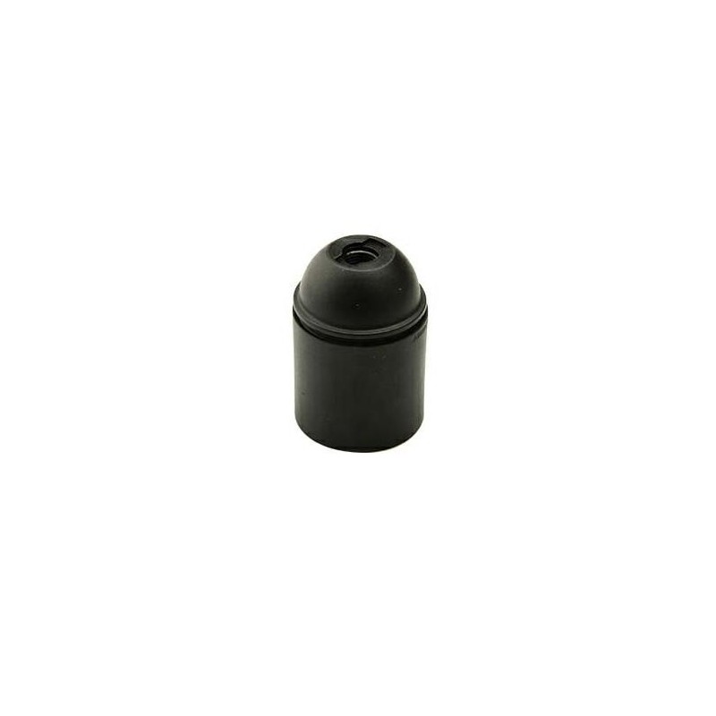 PORTALAMPADE LISCIO E27 NERO