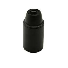 PORTALAMPADE LISCIO E14 NERO