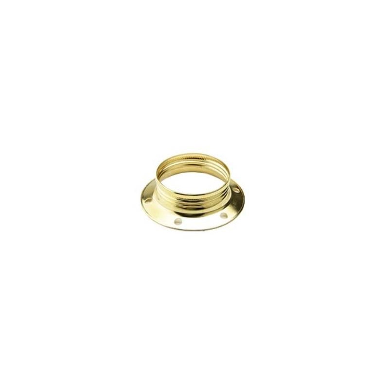 GHIERA FILETTATA E27 OTTONE FAI 1032