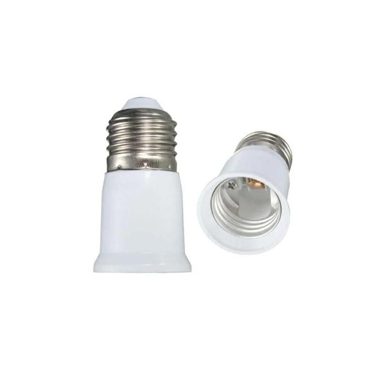 Adattatore Portalampade Femmina E27 Maschio E27 Bianco SICE 4800430