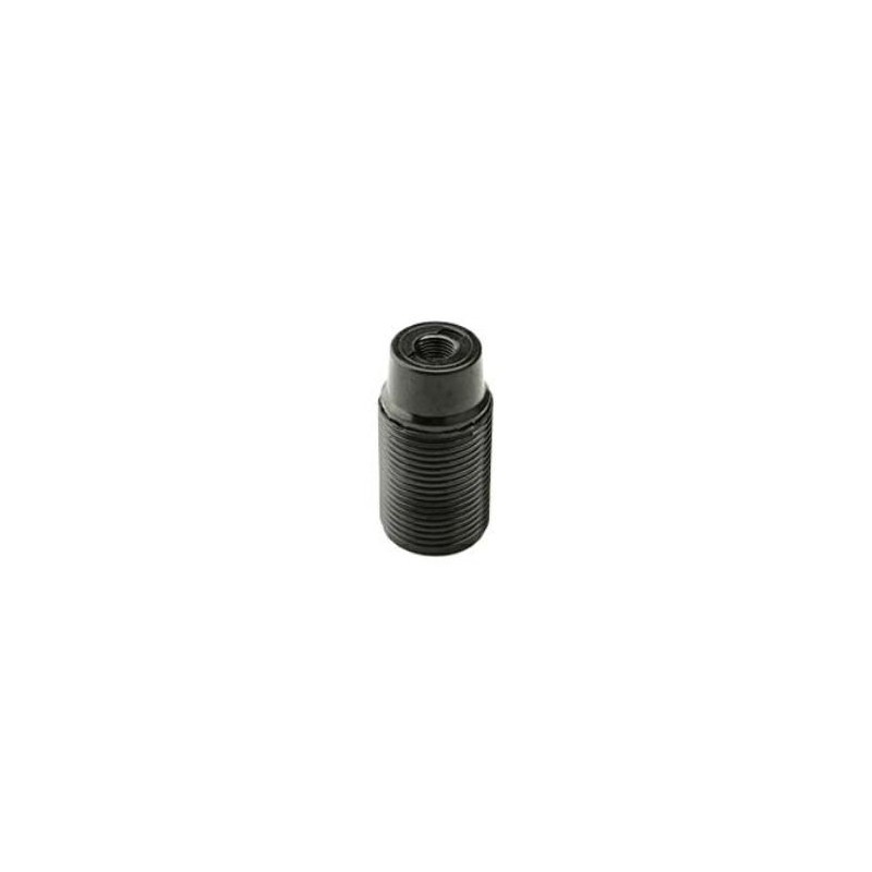 PORTALAMPADA E14 COLORE NERO FILETTATO PORTALAMPADA E14 COLORE NERO FILETTATO