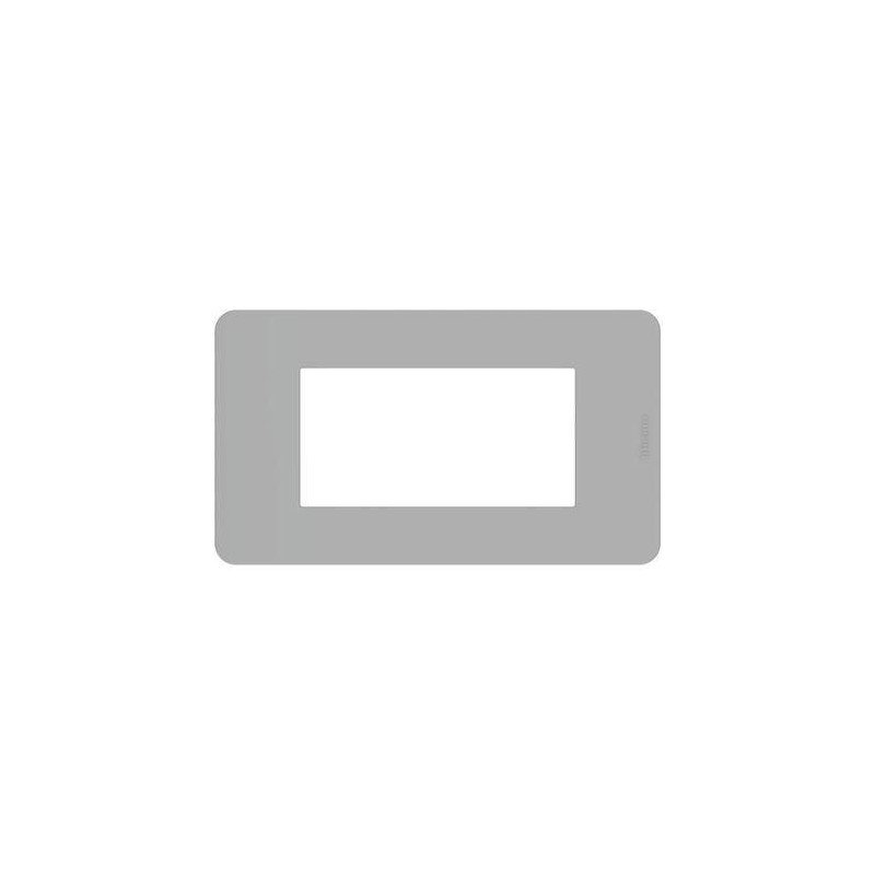 Placca 4 moduli grigio MatixGO BTICINO JA4804JG