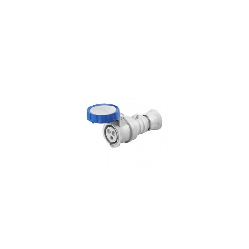 Presa mobile 2P+T 16A IP67 blu 220V GEWISS GW62026H