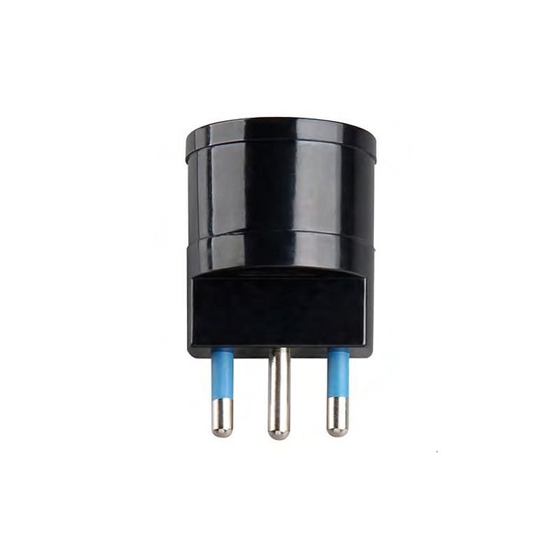 Riduzione Presa Schuko 16A Spina 16A Nera ECOVA 33036