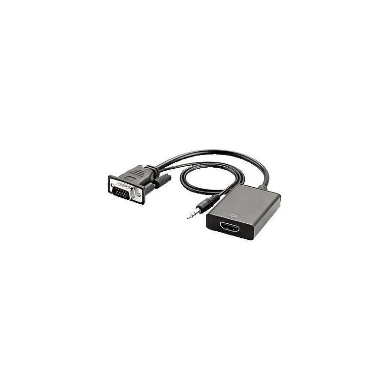 Convertitore Ingresso VGA Uscita HDMI con audio KONELCO GBC 14280096 Convertitore Ingresso VGA Uscita HDMI con audio KONELCO GBC 14280096