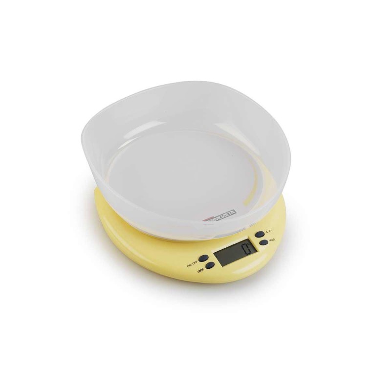 BILANCIA DA CUCINA DIGITALE 5KG GIALLA TERMOZETA 85854B BILANCIA DA CUCINA DIGITALE 5KG GIALLA TERMOZETA 85854B