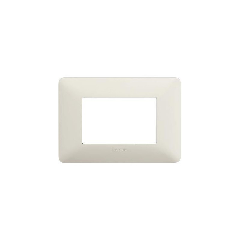 Placca Matix 3 Moduli Cenere BTICINO AM4803BCN Placca Matix 3 Moduli Cenere BTICINO AM4803BCN