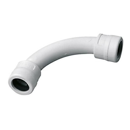 Curva stagna IP67 a 90 gradi colore grigio diametro 16mm ELETTROCANALI EC73016