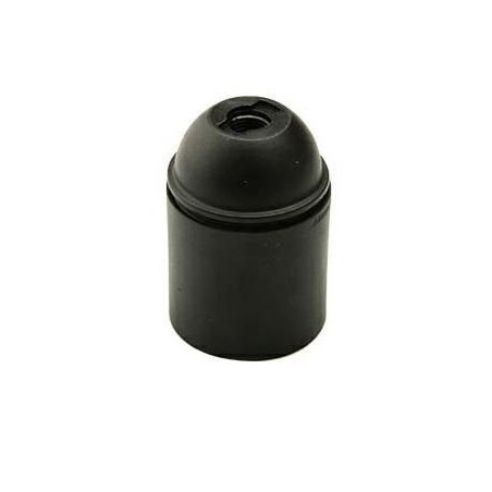 PORTALAMPADE LISCIO E27 NERO