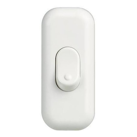 Pulsante terminale passafilo bianco