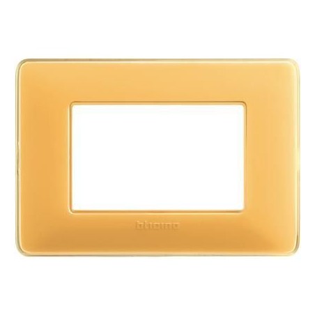 Placca Matix 3 Moduli Ambra BTICINO AM4803CAB