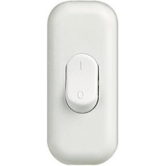 Interruttore Bipolare Passafilo Bianco