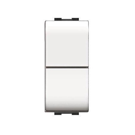 DOPPIO PULSANTE 1P MY LIFE ELETTROCANALI ECL4023WH