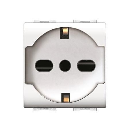 PRESA SCHUKO UNIVERSALE 10/16A MY LIFE ELETTROCANALI ECL4050WH