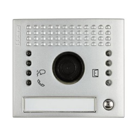FRONTALE SFERA AUDIO-VIDEO ALLMETAL 1 TASTO BTICINO 342471