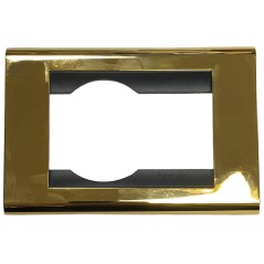 LIVING PLACCA 3 MODULI ORO BTICINO 4750OR