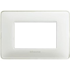 Placca Matix 3 Moduli Ghiaccio BTICINO AM4803CBN