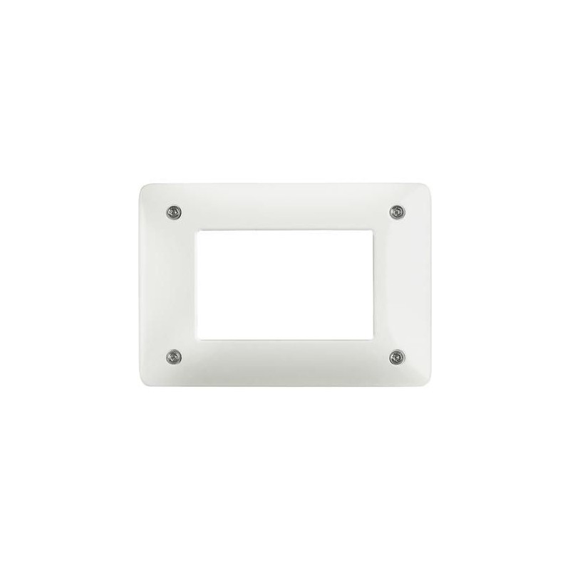 Placca Matix Antirimozione 3 Moduli Bianca BTICINO AM4803WAR Placca Matix Antirimozione 3 Moduli Bianca BTICINO AM4803WAR