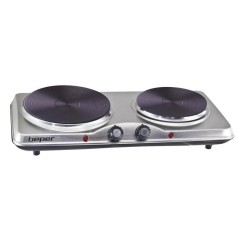 FORNELLO ELETTRICO DOPPIA PIASTRA BEPER 90.825