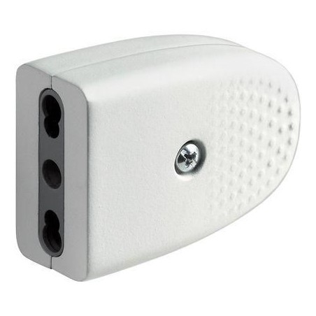 Presa salvaspazio 2+T 10/16A bipasso bianco BTICINO S2670TAE