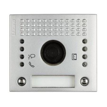 Frontale Sfera Audio-Video Allmetal 2 Tasti BTICINO 342481