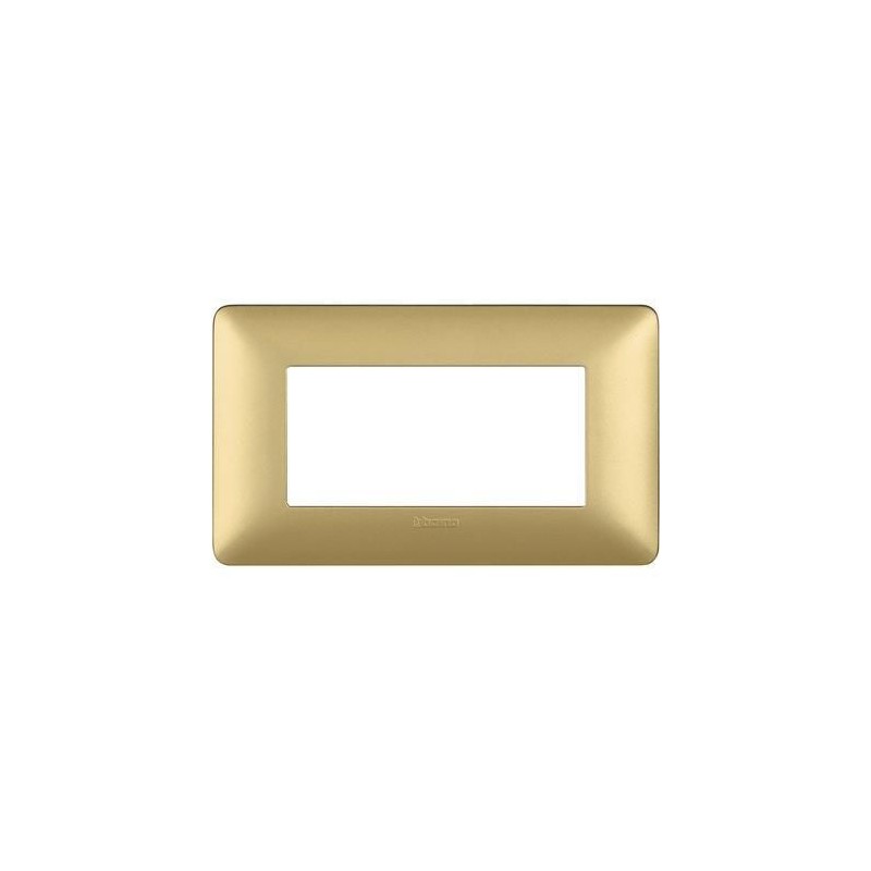 Placca Matix 4 Moduli Gold BTICINO AM4804MGL Placca Matix 4 Moduli Gold BTICINO AM4804MGL