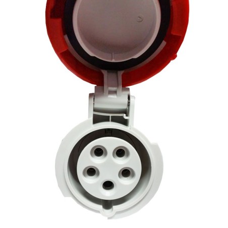 Presa mobile 3P+N+T 16A IP67 rossa 380V GEWISS GW62031H