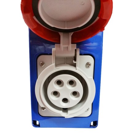 Presa interbloccata verticale 3P+N+T 16A senza fondo GEWISS GW66309N