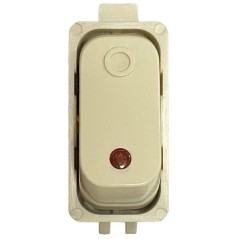 INTERRUTTORE BIPOLARE LUMINOSO BIANCO GL 2000 LEGRAND 65016