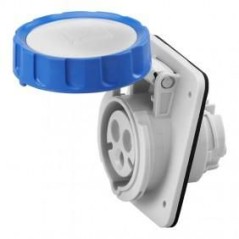 Presa fissa incasso 2P+T IP67 blu 220V GEWISS GW62227FH