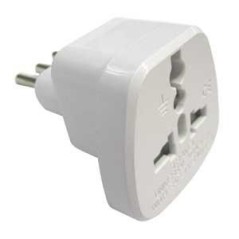 Adattatore Spina Italiana 2P+T 10A Presa Universale ALPHI AD/1010