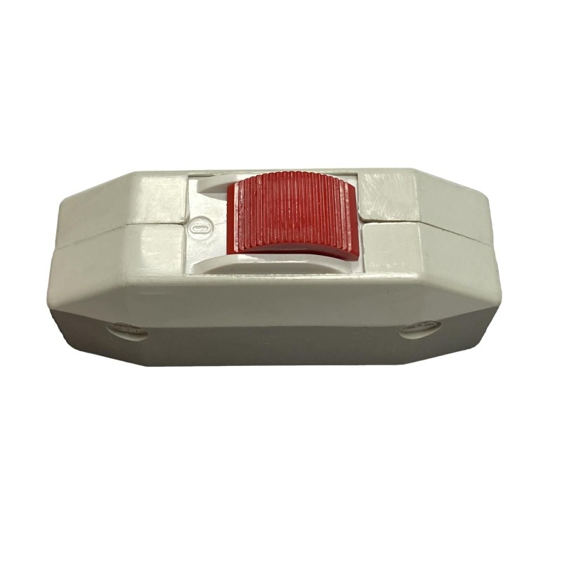 Interruttore Passafilo 10A Bianco