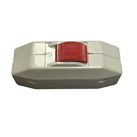 Interruttore Passafilo 10A Bianco