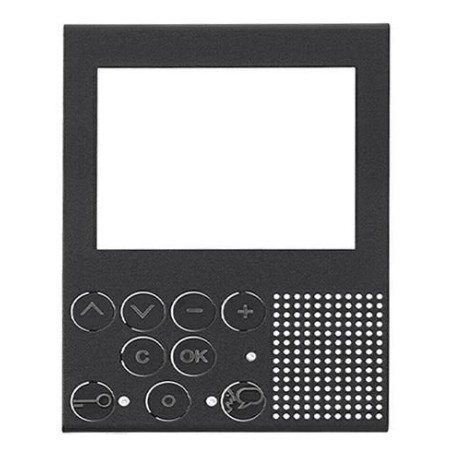 MOSTRINA FRONTALE FINITURA ANTRACITE PER VIDEO DISPLAY LIVINGLIGHT / LIVINGLIGHT AIR BTICINO 344412