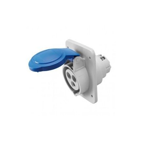 Presa fissa incasso 2P+T 16A IP44 blu 220V GEWISS GW62205H