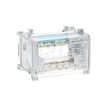 Morsettiera Bipolare 125A 7 Fori ARNOCANALI BR72.100