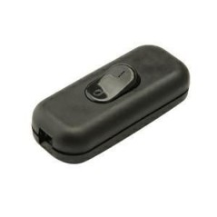 Interruttore Bipolare passafilo Nero FAI 2190/N