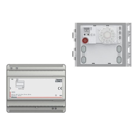 Kit audio condominio con modulo audio Sfera e alimentatore BTICINO 360002