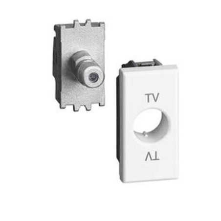 Presa Tv e Sat Bticino Axolute Bianca Connettore Tipo f HD4269F