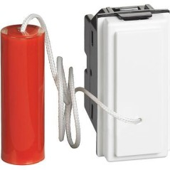 Pulsante a tirante Living Now 1P 10A colore Bianco BTICINO KW4033