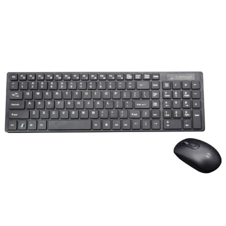 Kit Wireless Tastiera Italiana E Mouse per PC KB150CW Nero KONELCO GBC 59860250