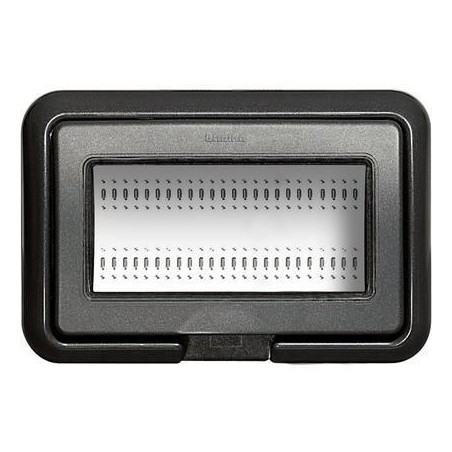 Placca Stagno IP55 Grigio Living 4 Mod BTICINO 24604L