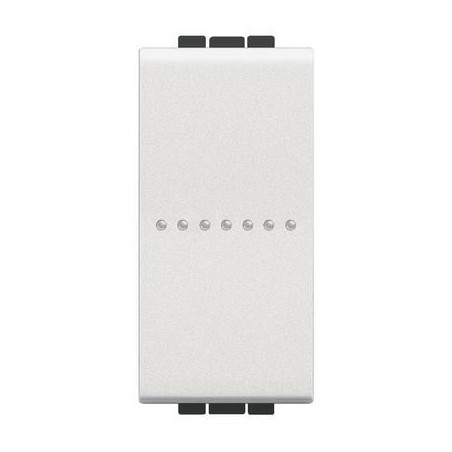 LivingLight pulsante assiale 10A 1P bianco BTICINO N4055N