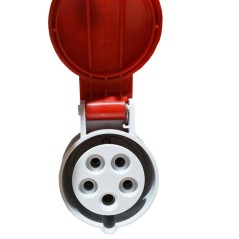 Presa mobile 3P+N+T 16A IP44 rossa 380V GEWISS GW62009H