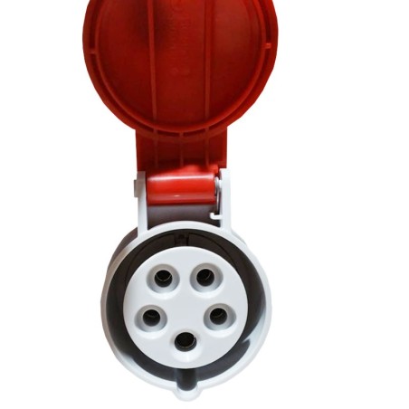 Presa mobile 3P+N+T 16A IP44 rossa 380V GEWISS GW62009H