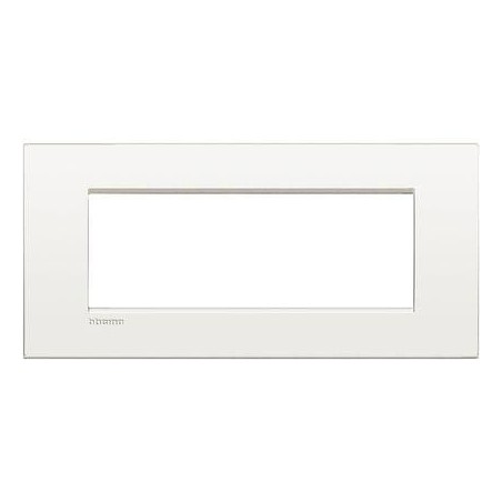 Livinglight placca AIR 7 moduli bianco puro BTICINO LNC4807BN