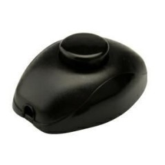 Interruttore Passafilo A Pedale Nero FAI 0249/N